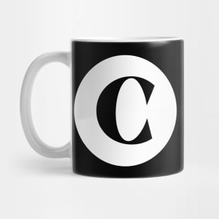 C (Letter Initial Monogram) Mug